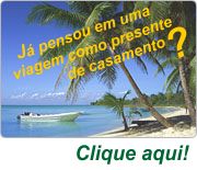 J? pensou em uma viagem como presente de casamento?